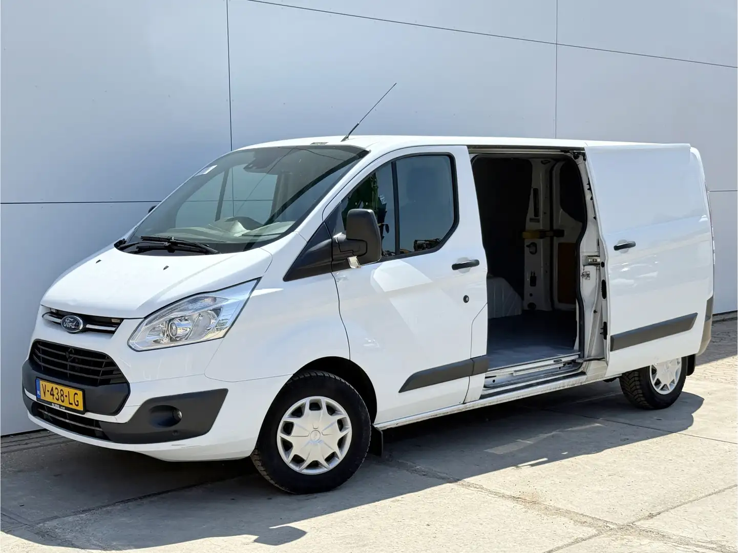 Ford Transit Custom 310 2.0 TDCI L2H1 Trend L2H1 Dubbele Schuif Airco Blanc - 2