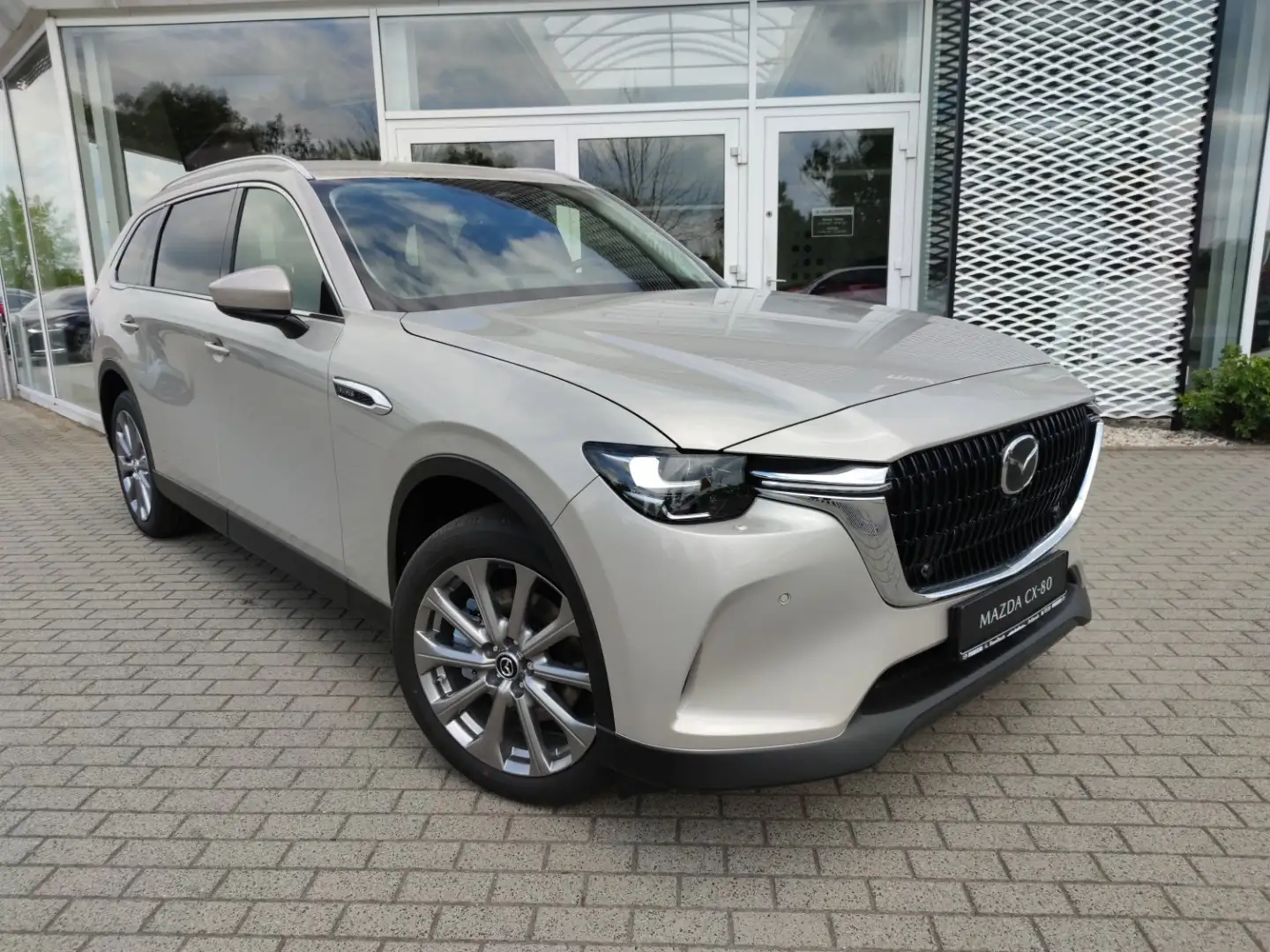 Mazda CX-80 Exclusive COSO DRAS 7Sitze Matrix BOSE 360° Hands- Marrón - 2