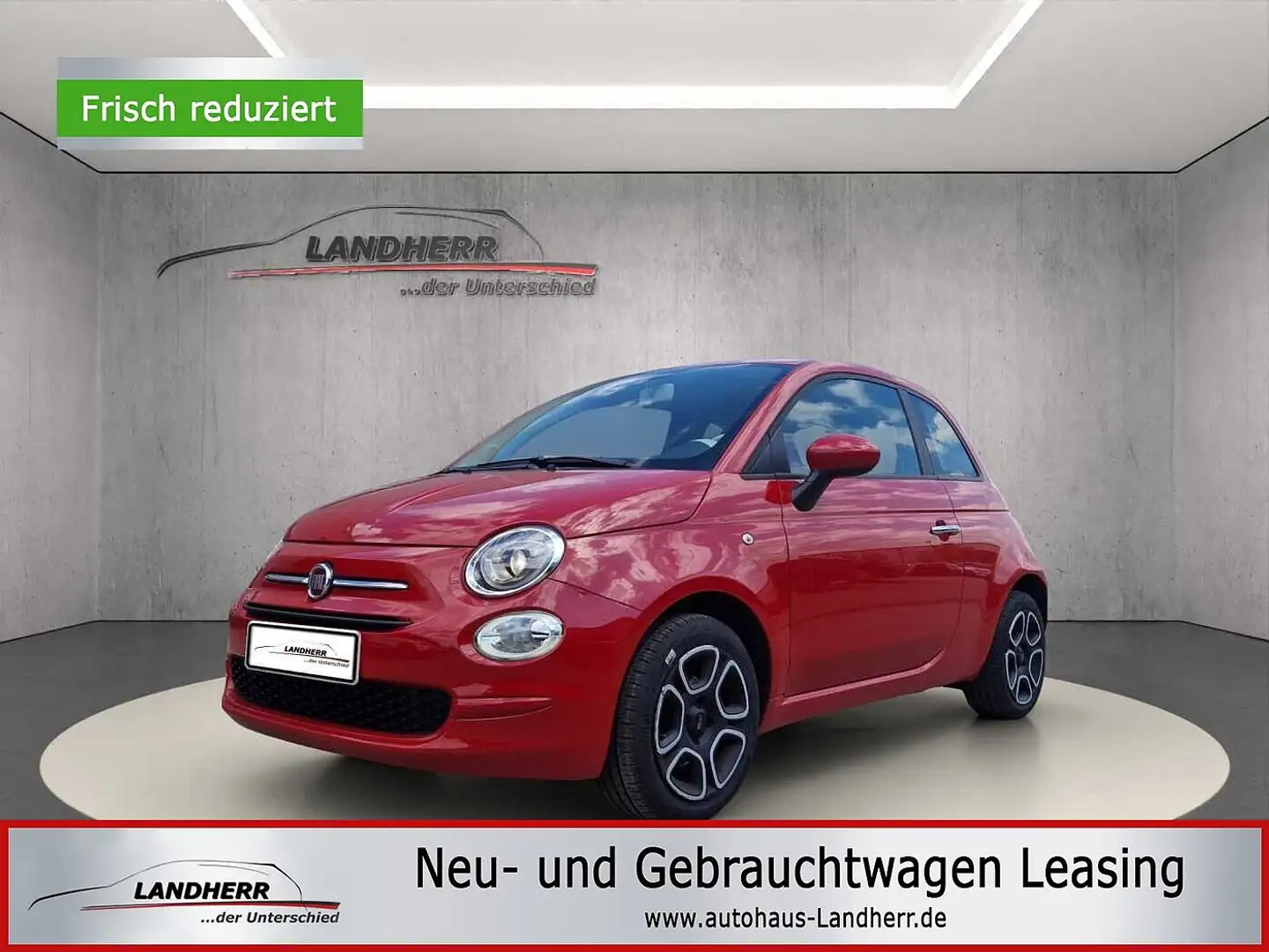 Fiat 500 Club//Klimaanlage/Bremsassistent Rosso - 1