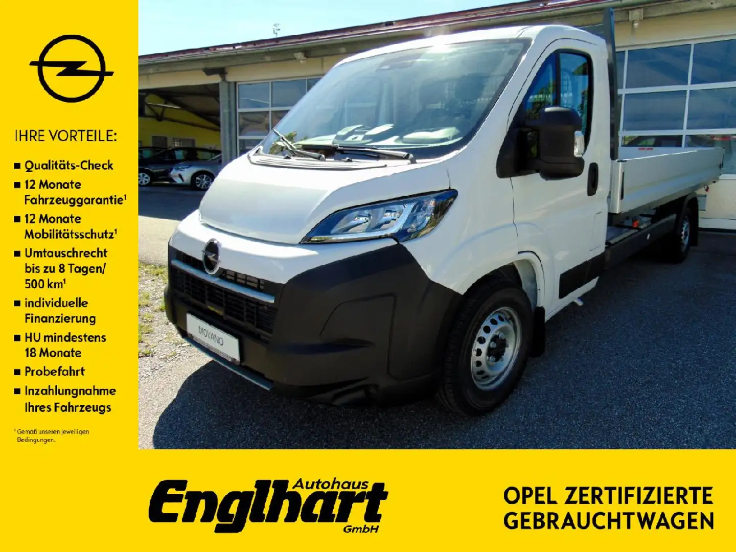 Opel Movano Movano Pritsche EKb 35+ L4 BlueHDI 180 Blanc - 1