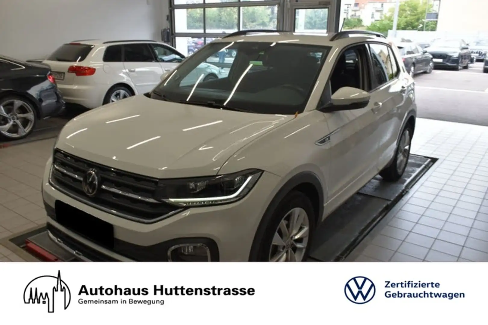 Volkswagen T-Cross 1.0 TSI R-Line LED NAVI ACC SHZ LM17 Weiß - 1