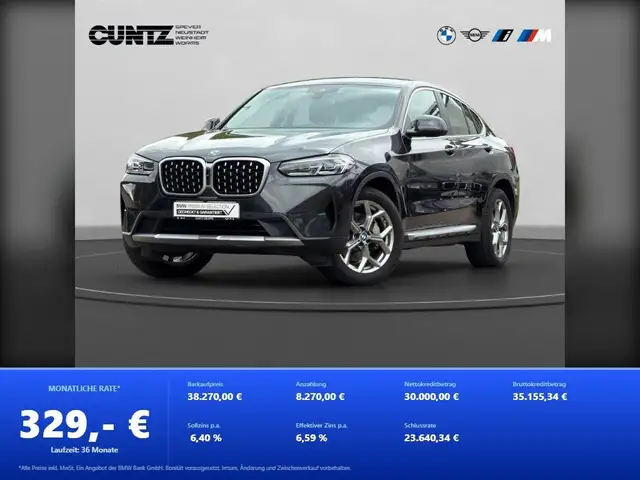 BMW X4 xDrive30i ParkingAssistPlus HiFi-Lautsprecher adap