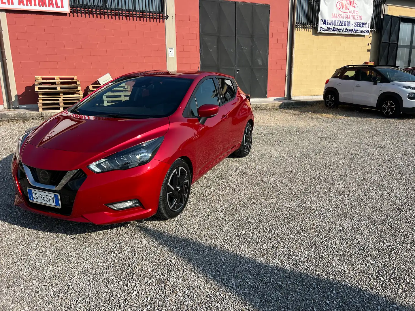 Nissan Micra Micra 1.0 ig-t Tekna 92cv Rosso - 2