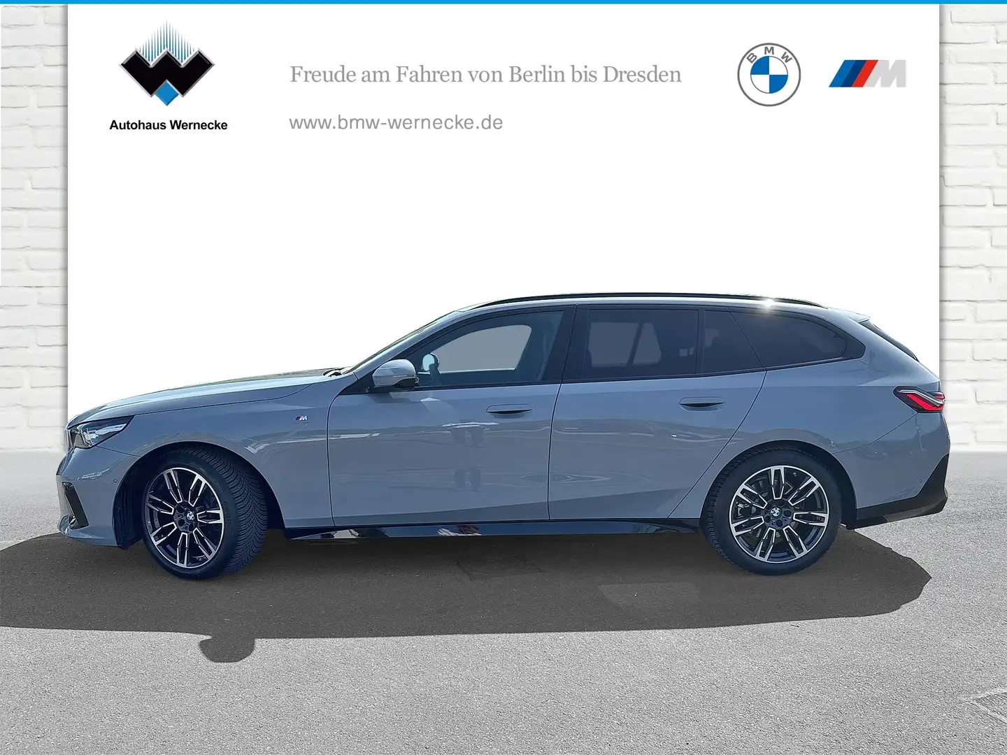 BMW 520 d xDrive Touring M Sportpaket HK HiFi DAB Grijs - 2