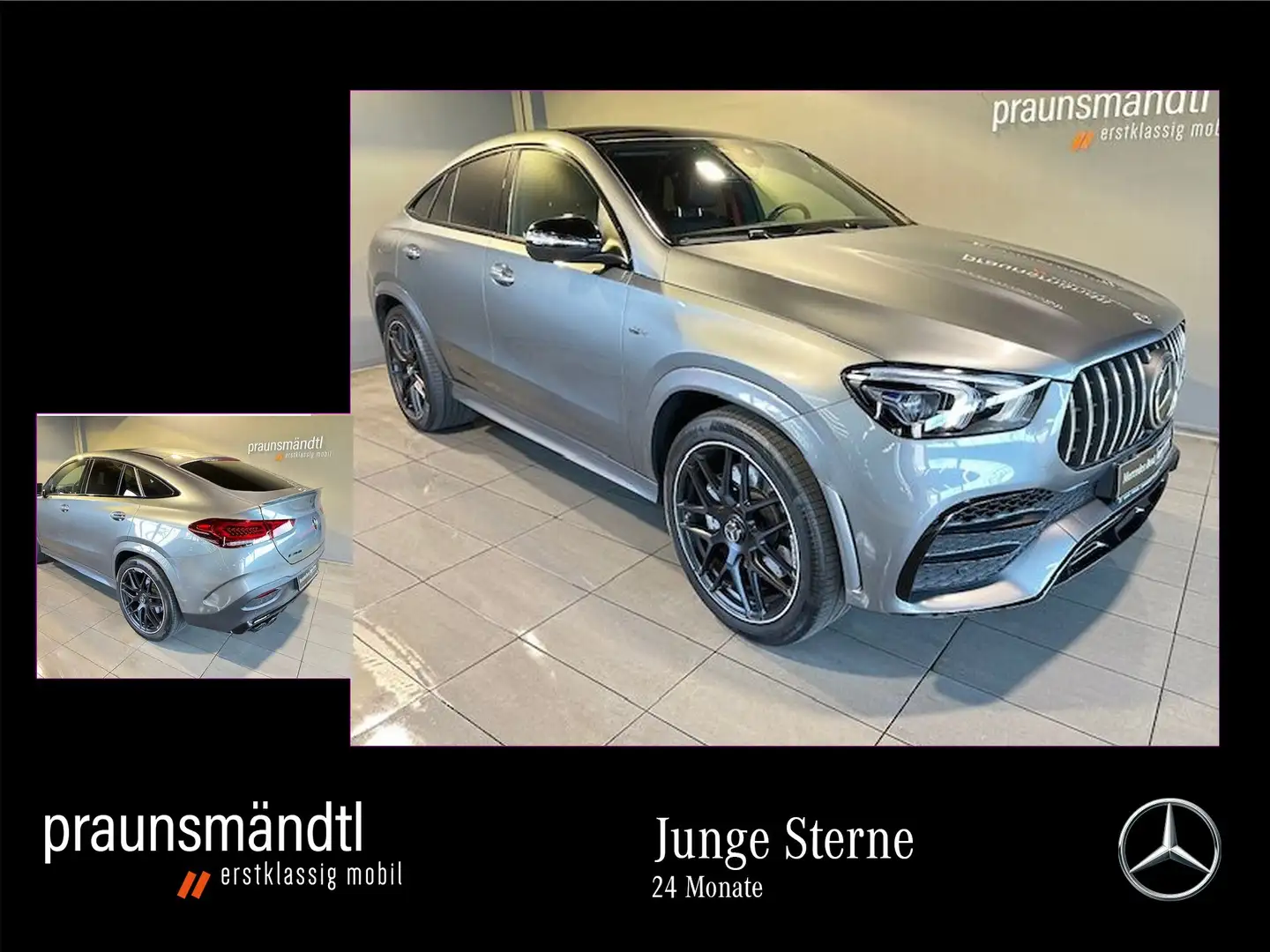 Mercedes-Benz GLE 53 AMG GLE 53 4M Cp AMG Night Pano/AHK/Distr/MuBe/Sound Grau - 1