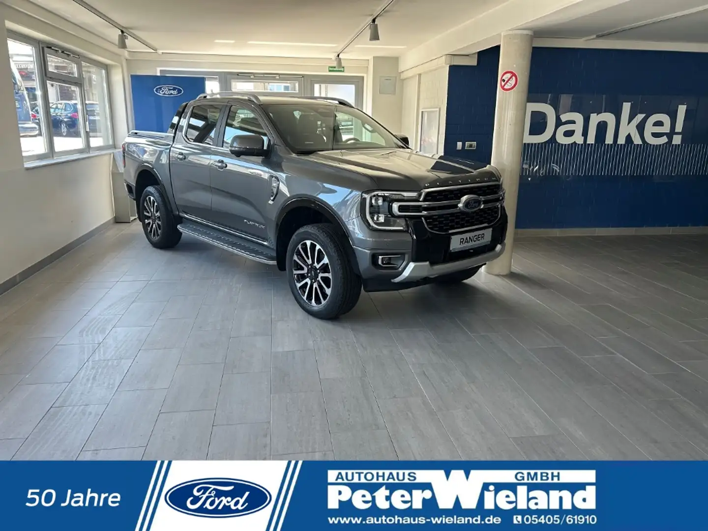 Ford Ranger Platinum e-4WD Doppelkabine 3.0 Ecoblue EU6e AHK N Gris - 1