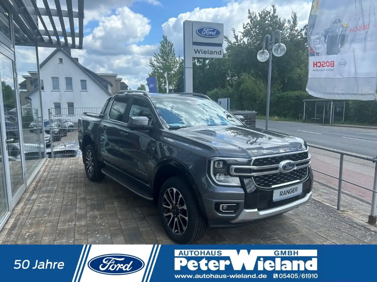 Ford Ranger Platinum e-4WD Doppelkabine 3.0 Ecoblue EU6e AHK N Grau - 1