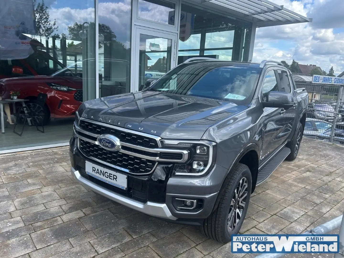 Ford Ranger Platinum e-4WD Doppelkabine 3.0 Ecoblue EU6e AHK N Grau - 2