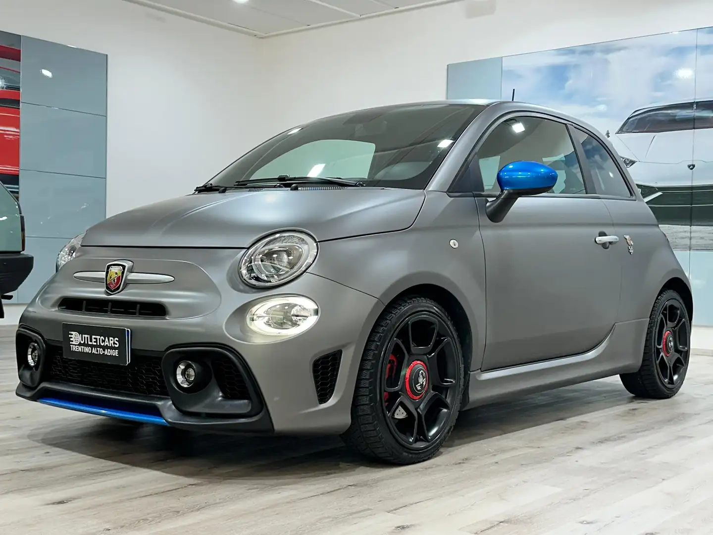 Abarth 595 F595 F 1.4 Stage 1 Plus 194cv 65.000km 2022 unipro Grigio - 1