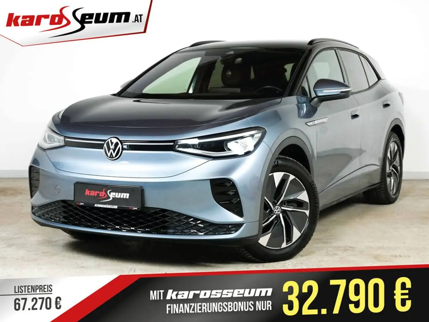 Volkswagen ID.4 GTX 82kWh *AHK*HEADUP*MATRIX*ACC*KAMERA* Blau - 1