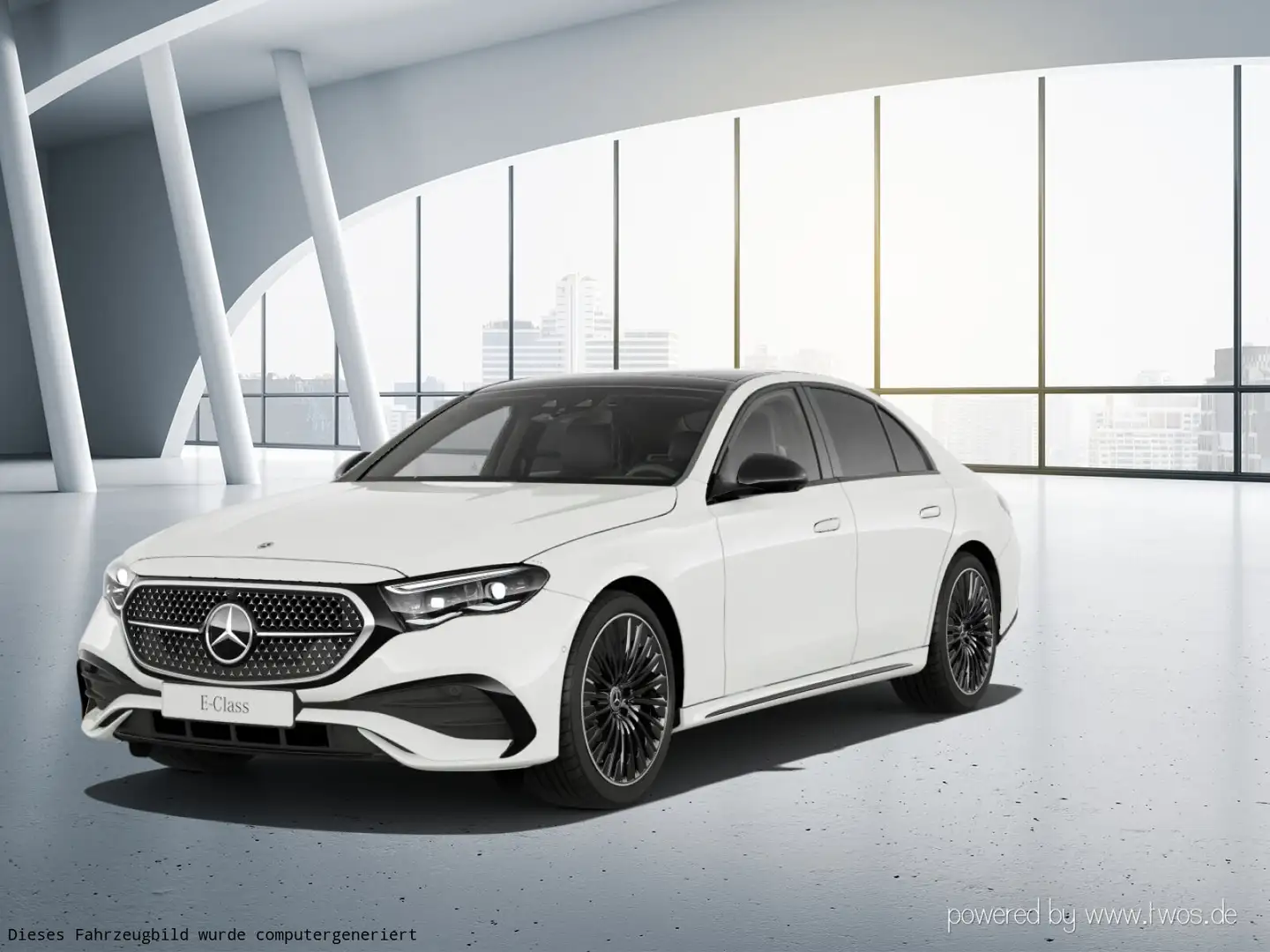 Mercedes-Benz E 200 E 200 Limousine  AMG Line Edition AMG-Line/Navi Weiß - 2