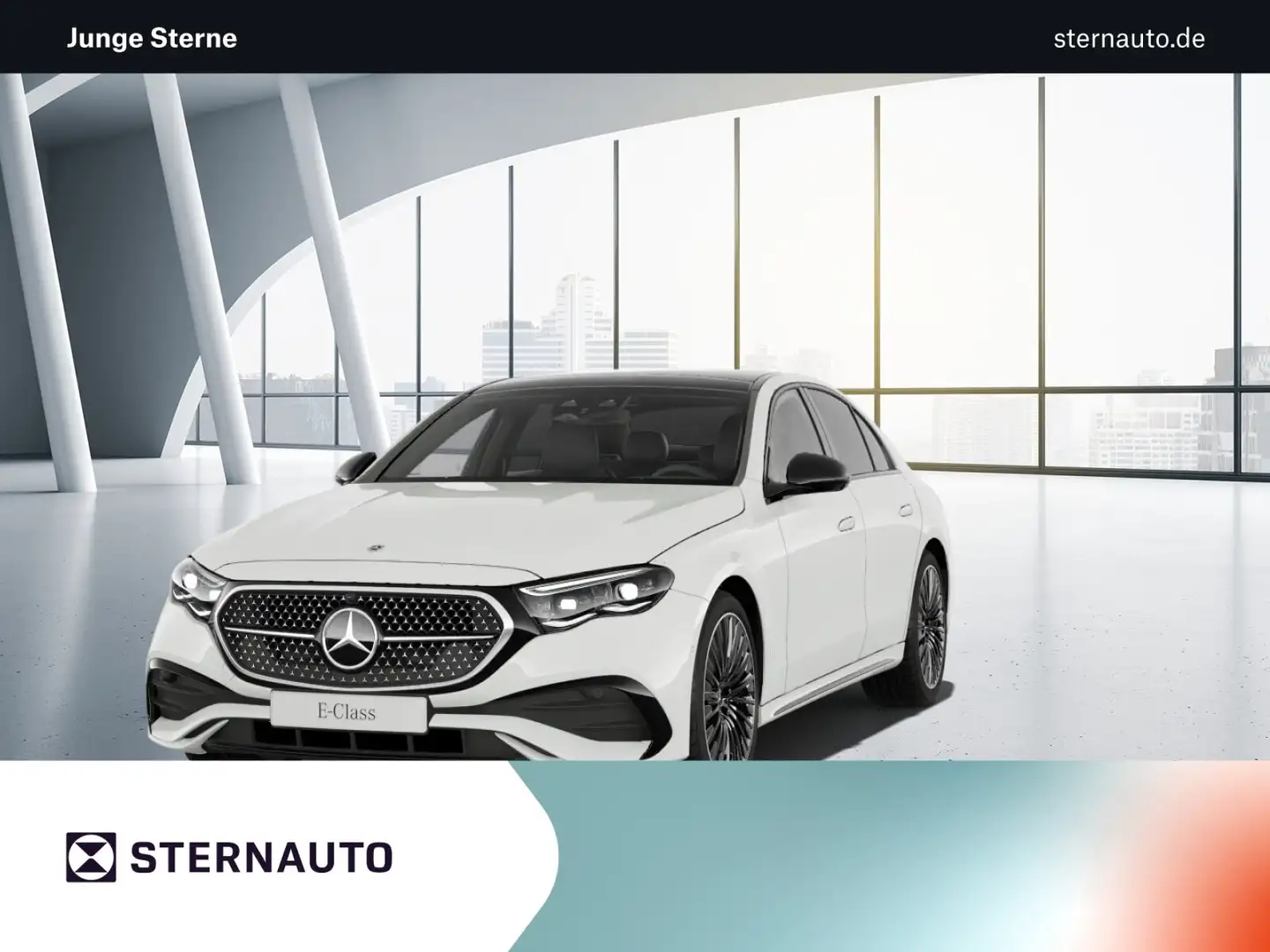 Mercedes-Benz E 200 E 200 Limousine  AMG Line Edition AMG-Line/Navi Weiß - 1