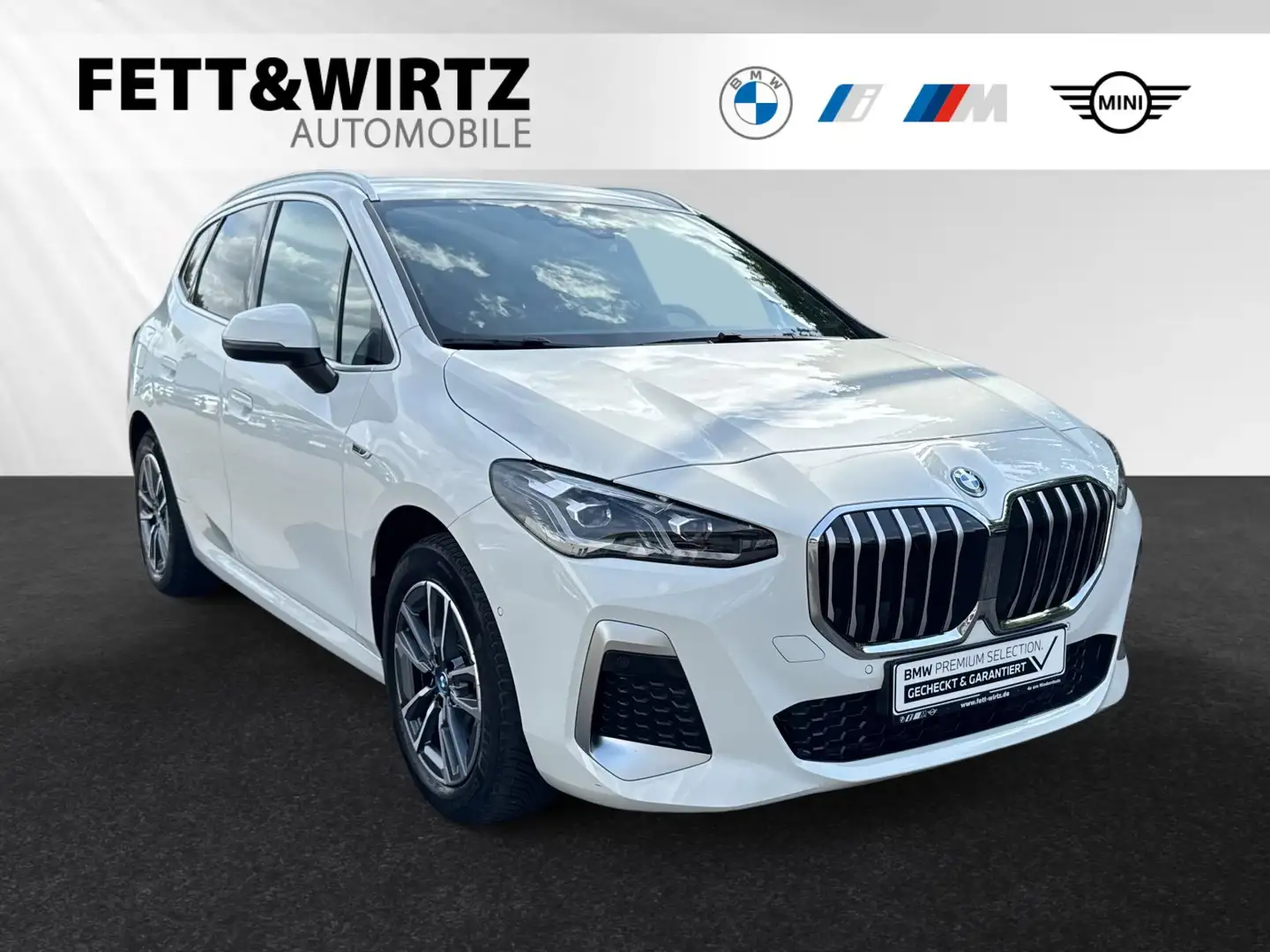 BMW 225 e xDrive Active Tourer|M Sport|AHK|H/K|DA+ Weiß - 1