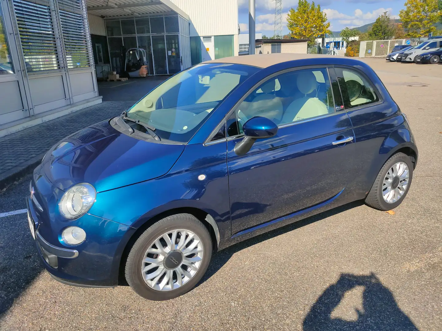 Fiat 500C 500 C 1.2 Lounge Blau - 1