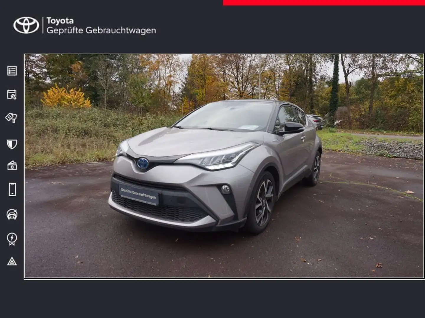 Toyota C-HR 2.0 Hybrid Team Deutschland Grau - 1