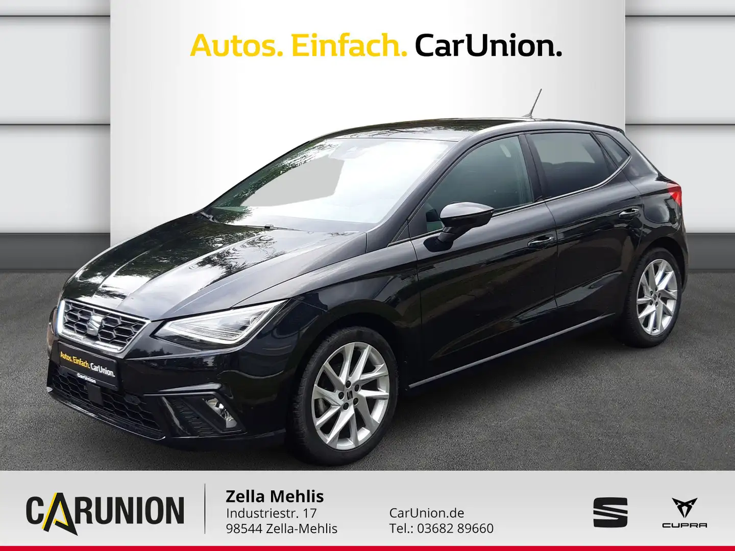 SEAT Ibiza FR 1.0 TSI *KLIMA*NAVI*KAMERA*SITZH* Schwarz - 1