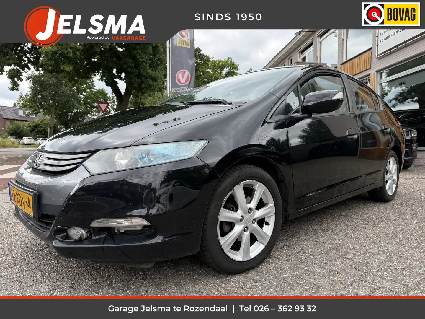 Honda Insight Hybrid 1.3 Elegance Aut. Leuke auto nog! Siyah - 1