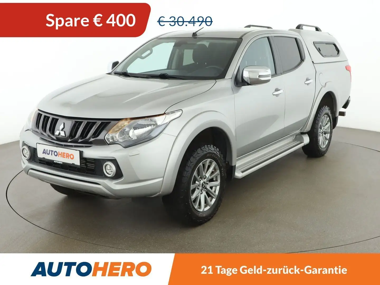 Mitsubishi L200 2.4 DI-D Top Doppelkabine 4WD Aut. *TEMPO*CAM*AHK* Argintiu - 1