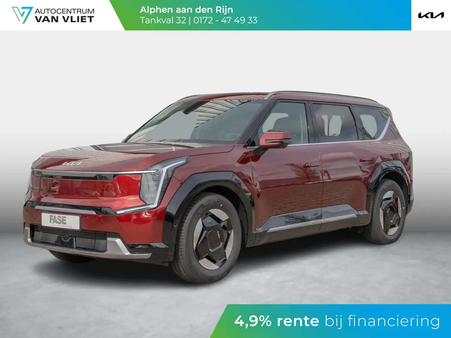 Kia EV9 Air 99.8 kWh | NIEUW TE BESTELLEN | Piros - 1