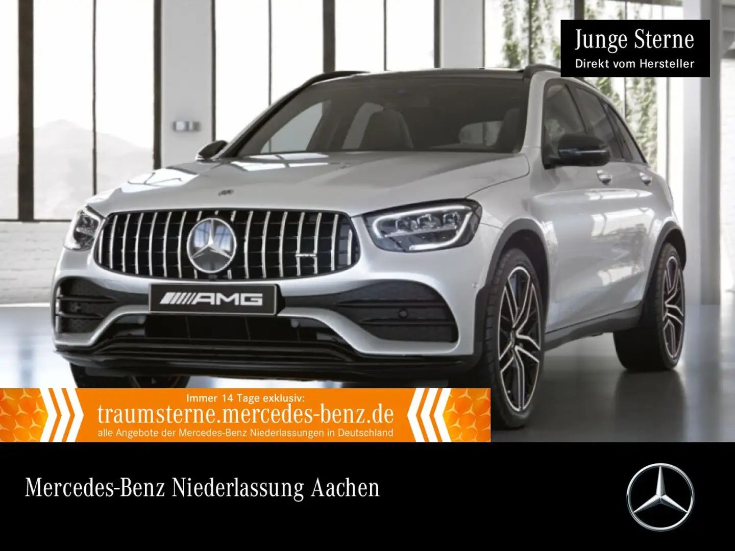 Mercedes-Benz GLC 43 AMG GLC 43 4M AMG+NIGHT+PANO+360+LED+BURMESTER+SPUR+9G Blanc - 1
