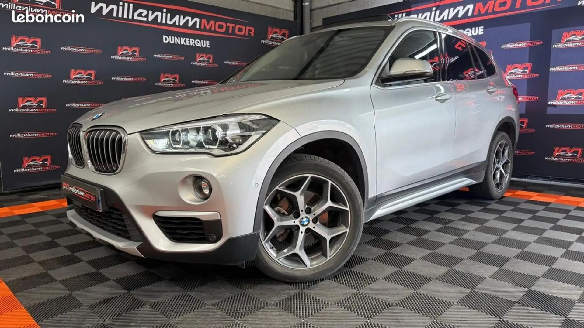 BMW X1 XLine 18d 150 CV BVA 8 GARANTIE 6 MOIS Gris - 1