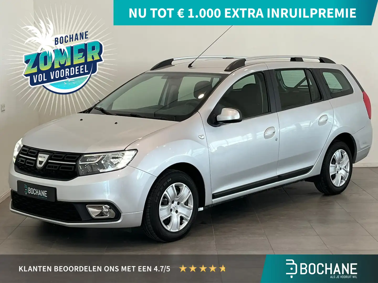 Dacia Logan MCV 0.9 TCe 90 Ambiance | Airco | Radio-USB | Blue Grijs - 1