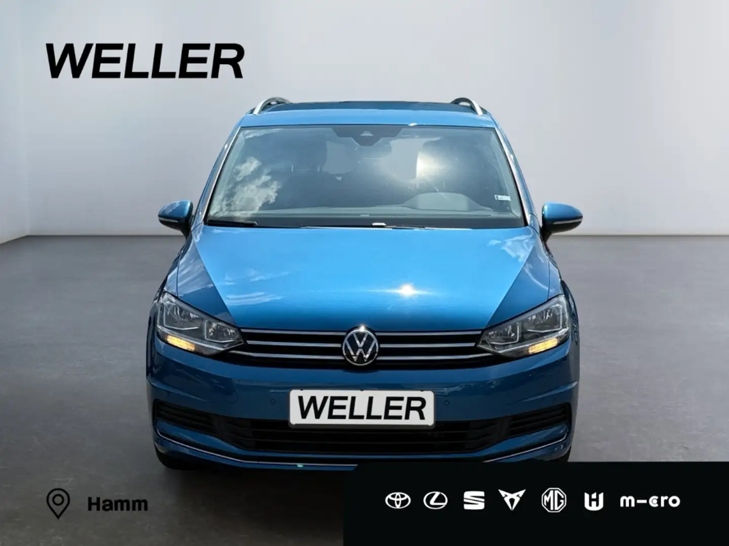 Volkswagen Touran 1.5 TSI DSG ACTIVE *7-Sitzer*ACC*PDC*SHZ* Blau - 2