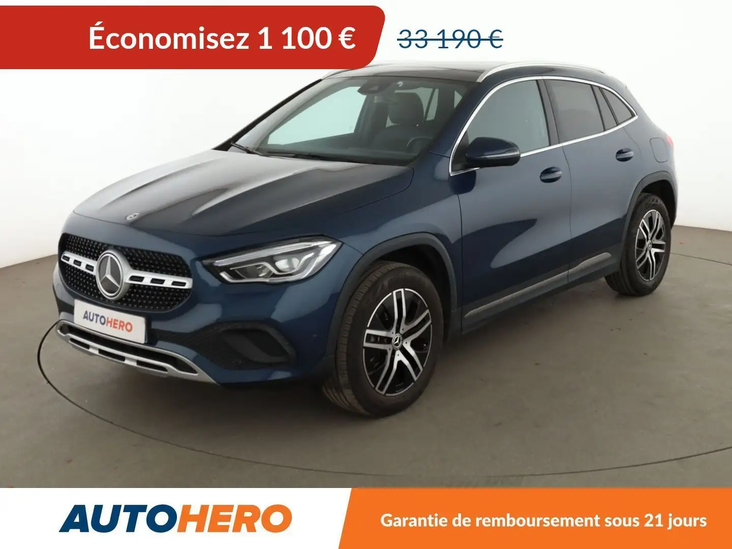 Mercedes-Benz GLA 200 200 Progressive Line 7G-DCT Bleu - 1