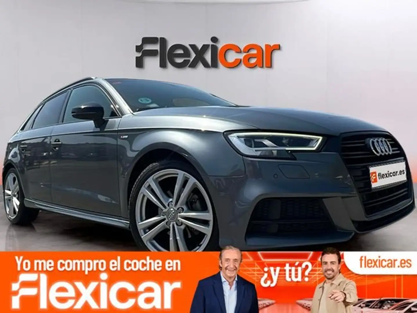 Audi A3 Sportback 35 TFSI Black line S tronic 110kW Gris - 1