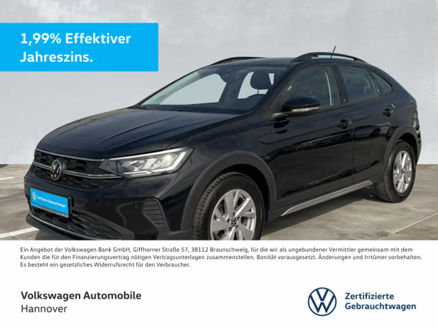 Volkswagen Taigo 1.0 TSI Life App Kamera SHZ PDC LM LED App Negro - 1