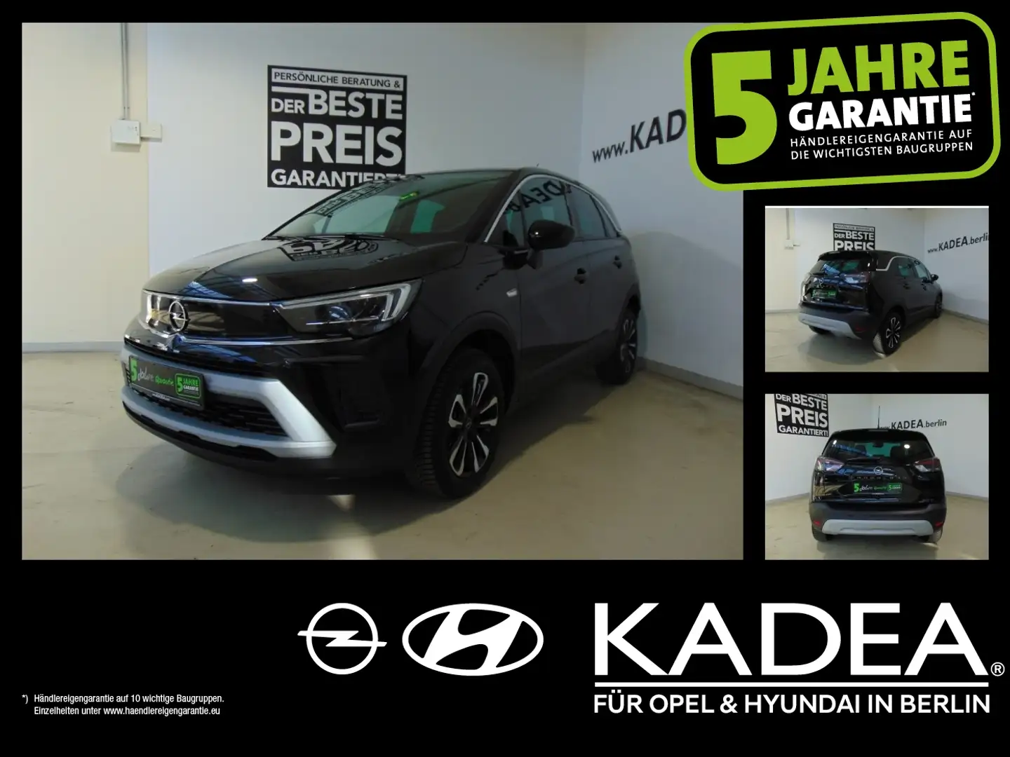 Opel Crossland 1.2 Kamera,Lenk+Sitzhzg,KlimaA,PDC Schwarz - 1