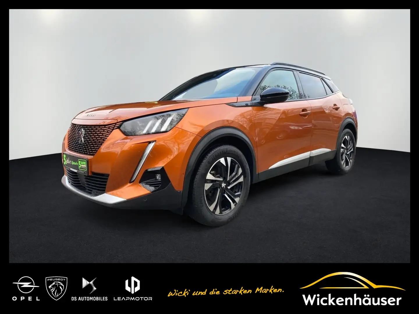 Peugeot e-2008 GT LED*Navi*Panoramadach*Sitzheiz*SOH Zert Orange - 1