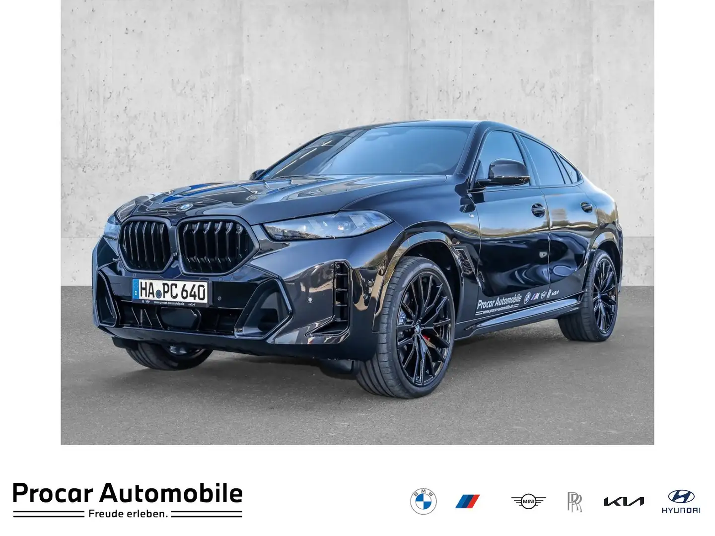 BMW X6 xDrive40d M Pro 22'' SkyLounge B&W AHK DAPro Massa Černá - 1