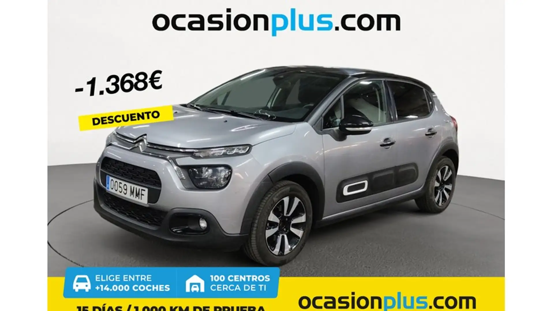 Citroen C3 1.2 PureTech S&S Shine EAT6 110 Argent - 1