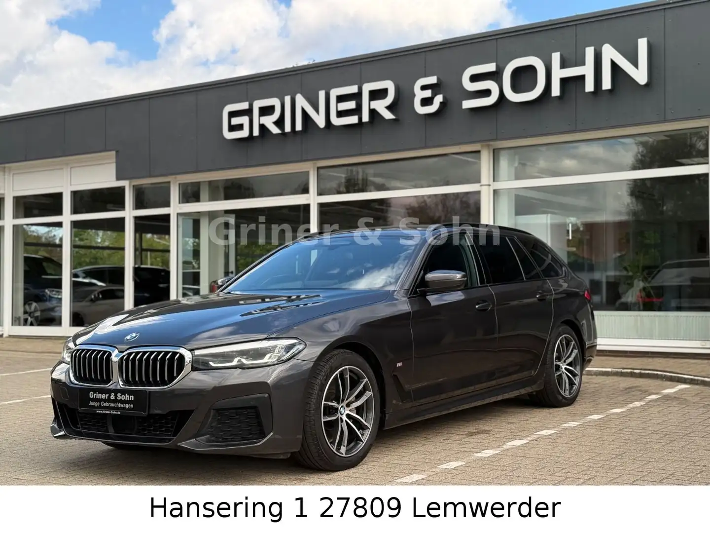 BMW 520 Touring,M Paket,ACC,T-Win,R-Kam,Leder,3,99% Grau - 1