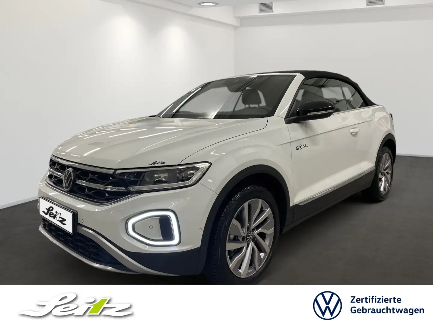 Volkswagen T-Roc Cabriolet 1.5 TSI Goal *NAVI*PDC*LED* Weiß - 1
