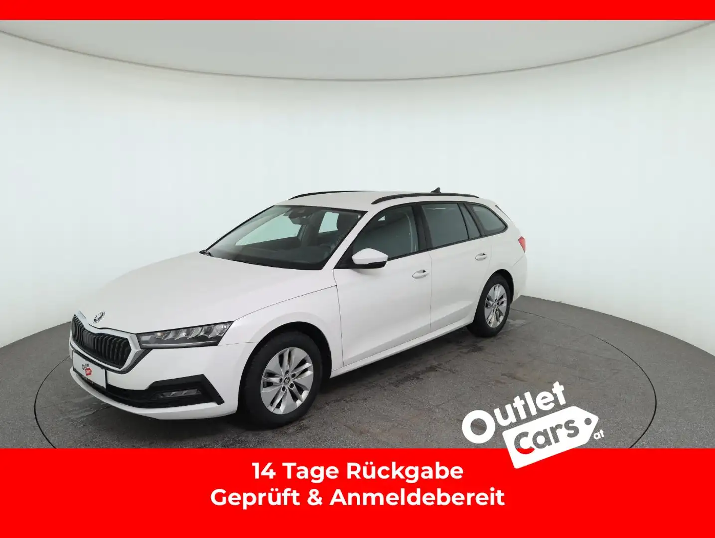 Skoda Octavia Combi 2.0 TDI Ambition LED+DynLicht+LM Weiß - 1