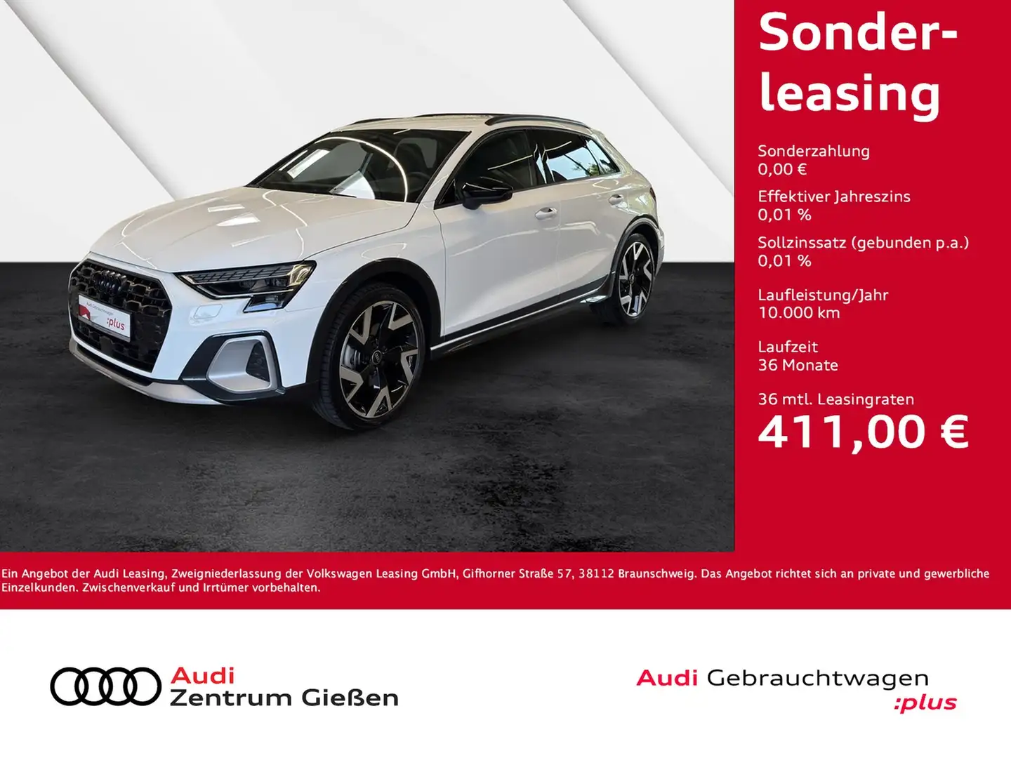 Audi A3 allstreet 35 TDI HuD MATRIX SONOS Weiß - 1