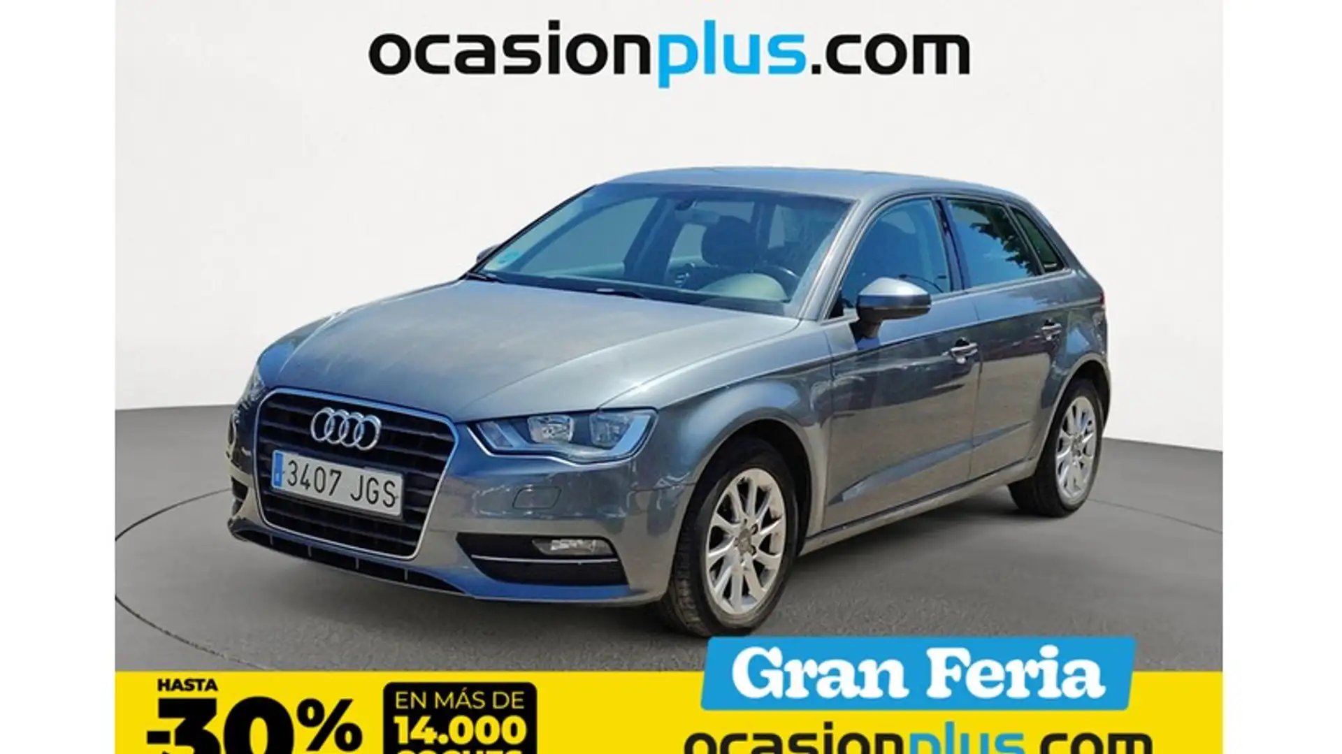 Audi A3 Sportback 1.6TDI CD Attracted Gris - 1