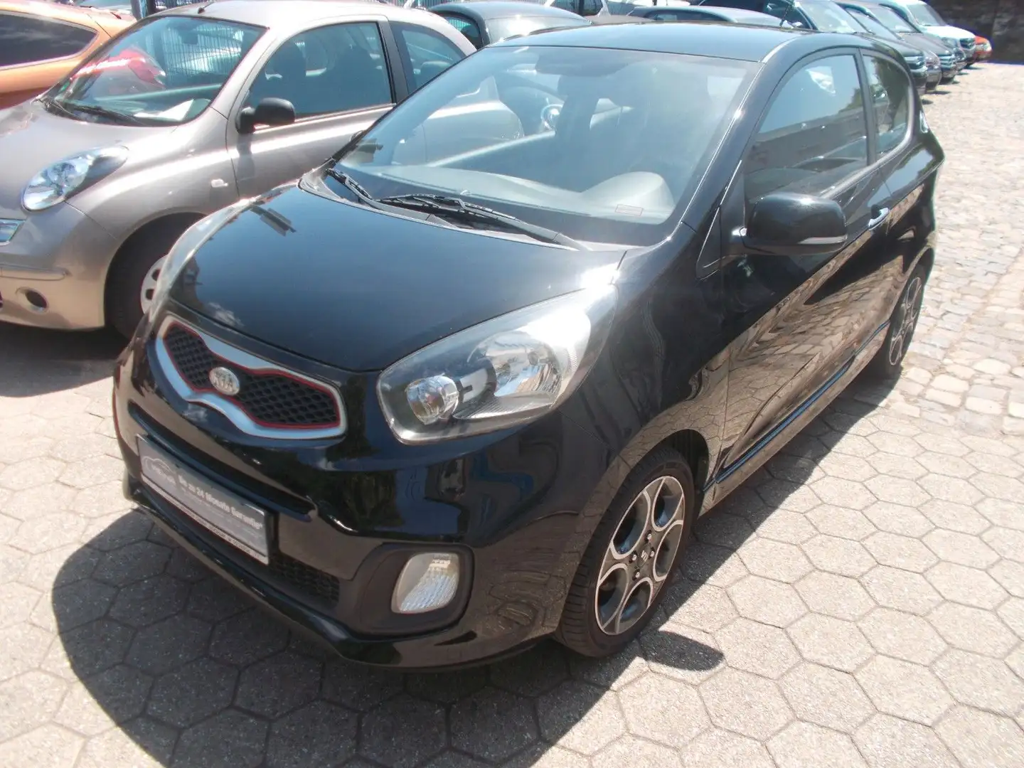 Kia Picanto Spirit 4-Zylinder Klima Schwarz - 1