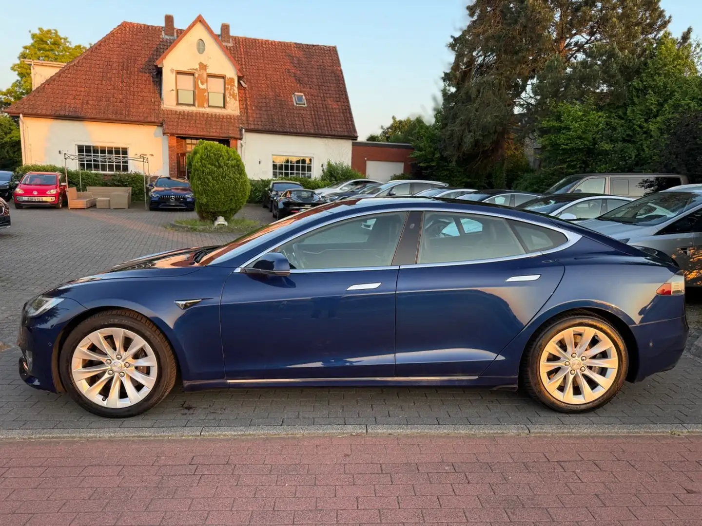 Tesla Model S 75D*90%SOH*1.Hd*Pano*MCU2*Autopilot Blu/Azzurro - 1