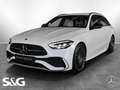 Mercedes-Benz C 180 T AMG AHK+TOTWINKEL+DISTRONIC+MEMORY+19" Weiß - thumbnail 1