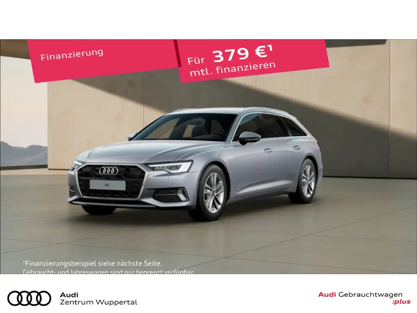 Audi A6 Avant 45 TFSI ACC KAMERA AHK VIRTUAL SHZ DAB Advan Silber - 1