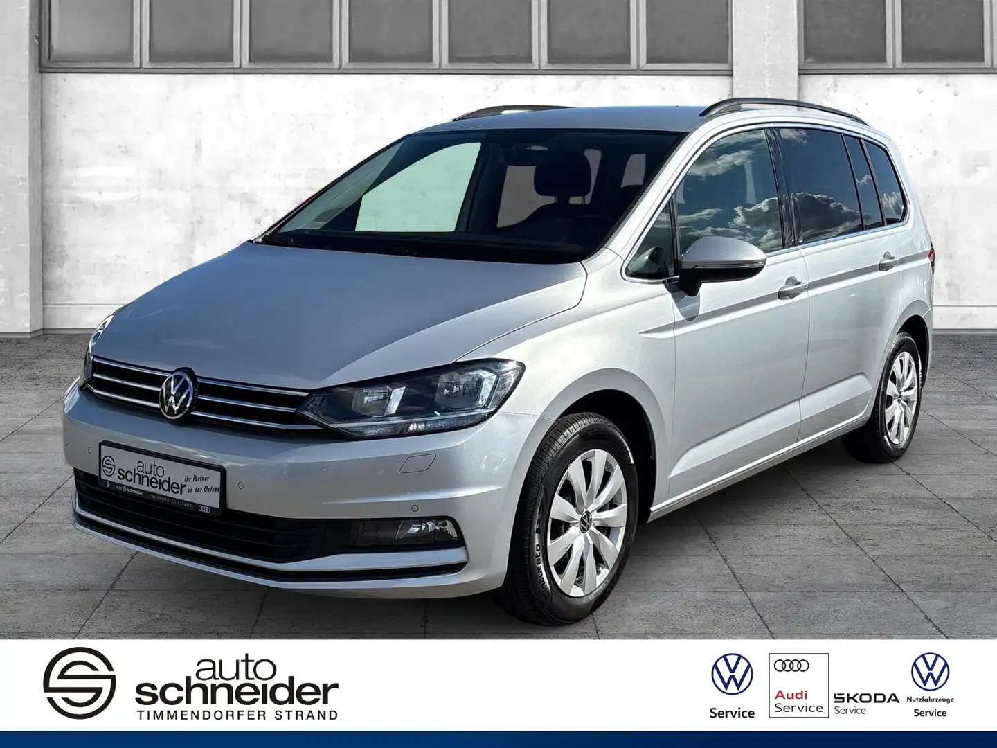 Volkswagen Touran Touran 1.5 TSI DSG Comfortline 7-Sitzer ACC APP BC Silber - 1