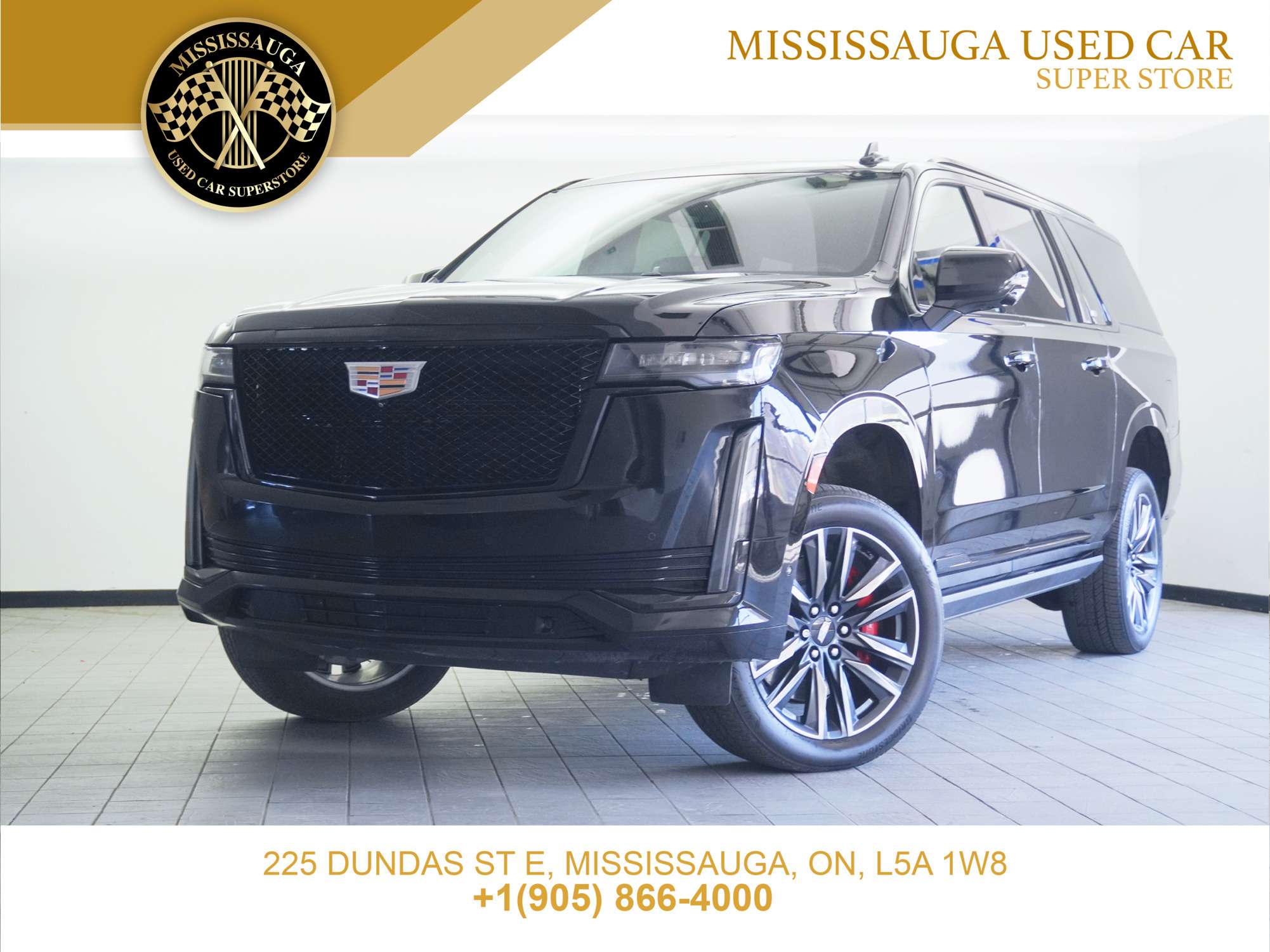 Black 2022 Cadillac Escalade ESV SUV / Crossover Four-Wheel Drive Automatic