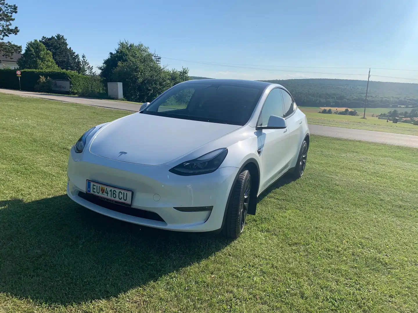 Tesla Model Y Model Y Long Range AWD 79kWh Weiß - 1