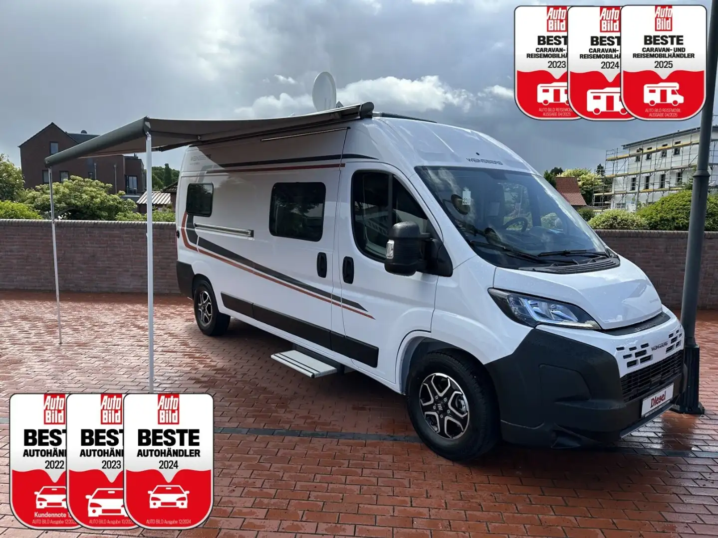 Weinsberg CaraBus 600 MQ FIRE 8G-Automatik +AHK+TV+Solar+Mar Blanc - 1
