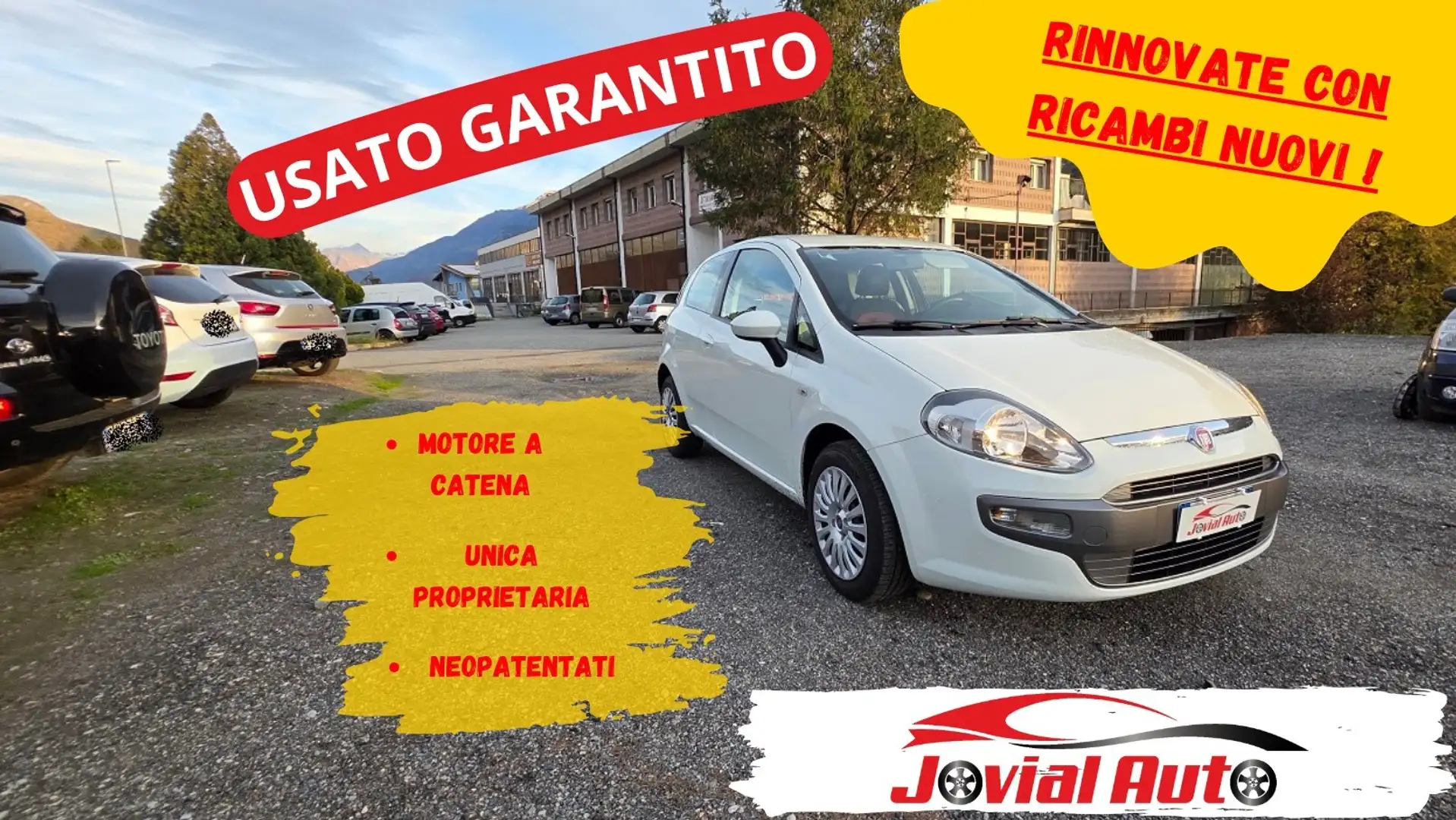 Fiat Punto Evo Punto Evo 1.3 Mjt 75 CV 3 porte Dynamic Blanc - 1