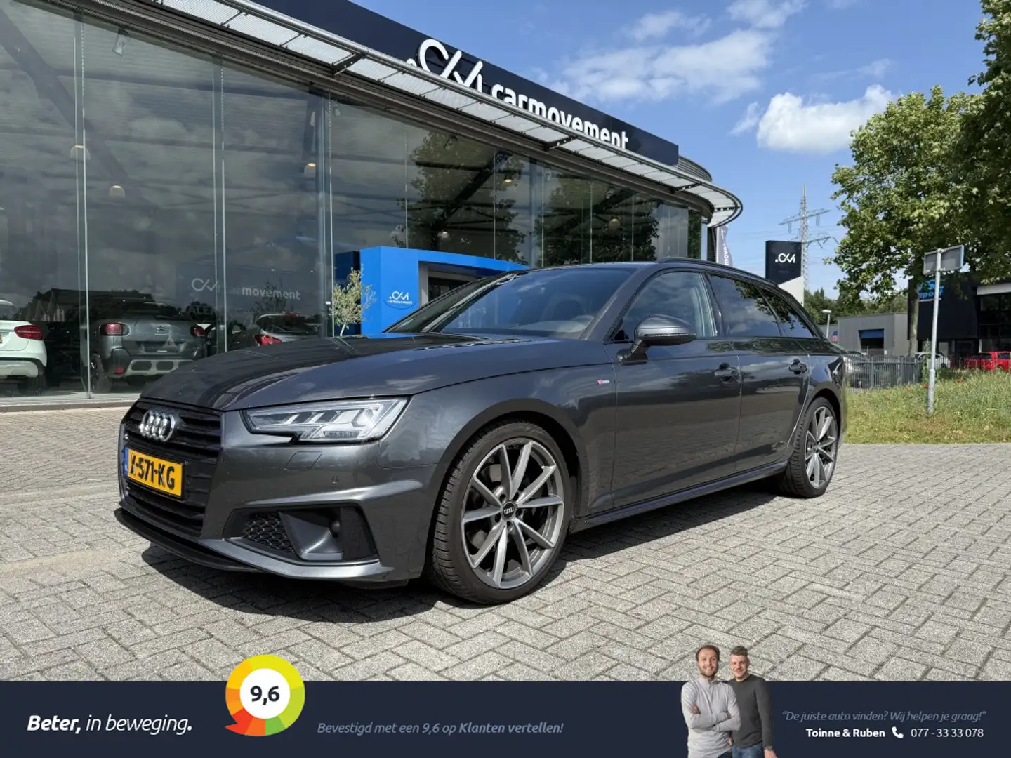 Audi A4 Avant 35 TFSI 150PK S-Line | 3 x S-Line | Matrix | Grijs - 1