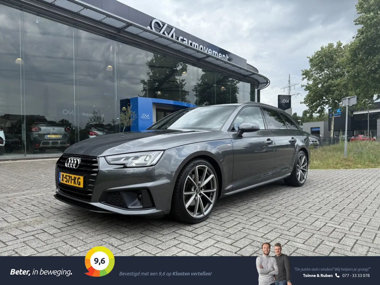 Audi A4 Avant 35 TFSI 150PK S-Line | 3 x S-Line | Matrix | Grijs - 1